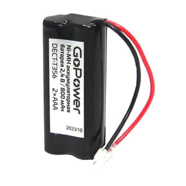Аккумулятор для радиотелефонов GoPower T356 PC1 NI-MH 800mAh (1/15/300)