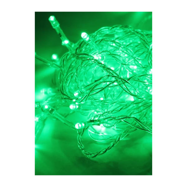 Гирлянда Космос 80LED 8.8м лампочки нить 8 режимов зеленый (1/50)