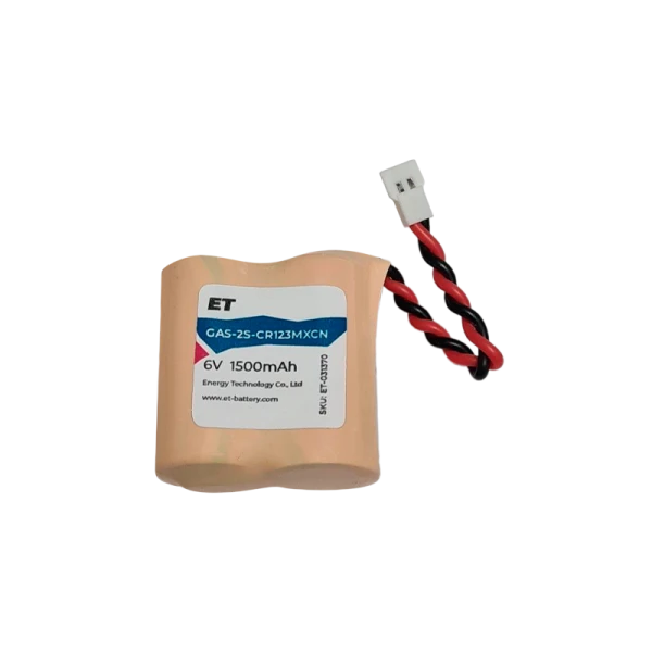 Батарея ET Gas-2S-CR123MXCN 6В, cell made in China