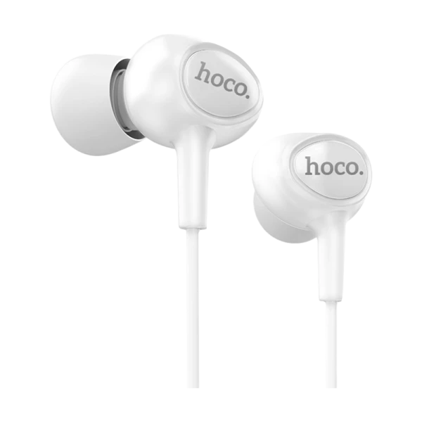 Наушники внутриканальные HOCO M3 с микр. белый (1/30/300)