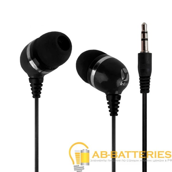 Наушники внутриканальные Intro RX-190 черный