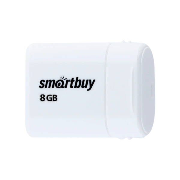 Флеш-накопитель Smartbuy Lara 8GB USB2.0 пластик белый