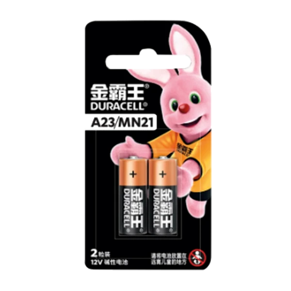 Батарейка Duracell LR23/A23/MN21 BL2 Alkaline 12V CN (Китай) (2/24/288)
