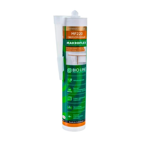 Монтажный клей Makroflex Bio Line MF220 400г сверхпрочный