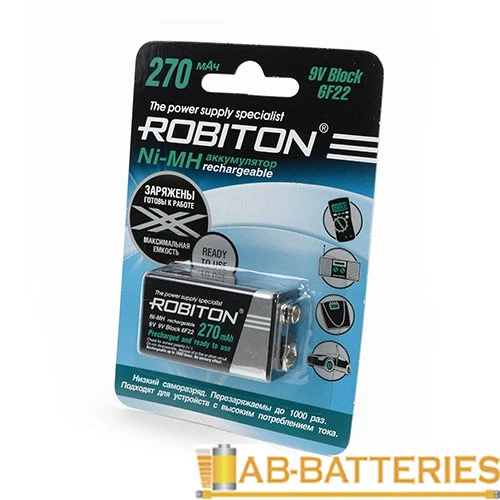 Аккумулятор ROBITON RTU270MH-bulk в упак 22 шт MH270F8 (22/264)