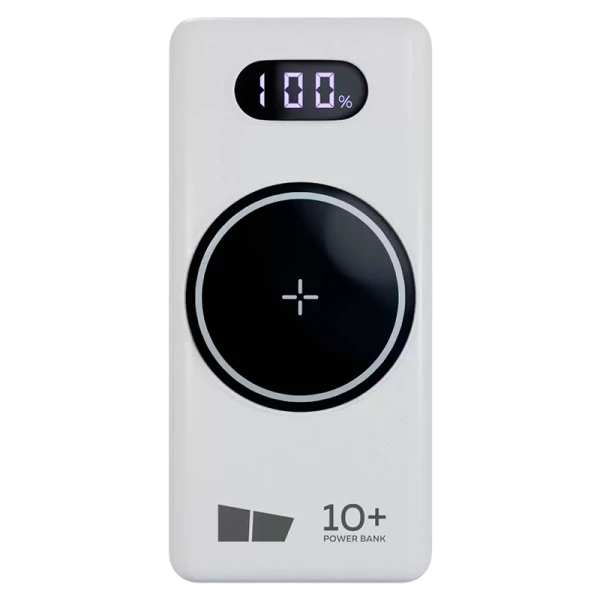 Внешний аккумулятор MORE CHOICE PB70S-10 10000mAh 3.0A 5W 3USB беспроводная зарядка белый