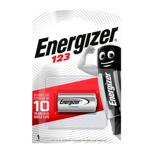 Батарейка Energizer CR123A BL1 Lithium 3V (1/6/60)