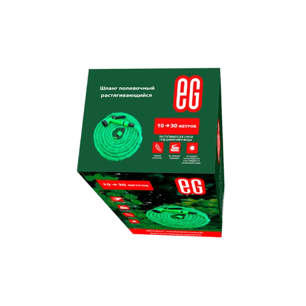 ЕГ Шланг поливочный растяг 10 - 30 м (1/12)