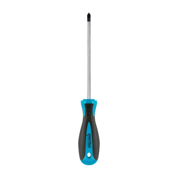 Отвертка крестовая PH1x150, эргономичная 2х-компонентная рукоятка, CR-V, магнит, Smartbuy Tools/180