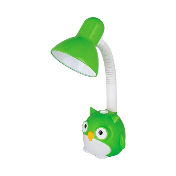 Светильник настольный Camelion KD-380 40W 230V E27 на основании с выключателем зеленый (1/12)