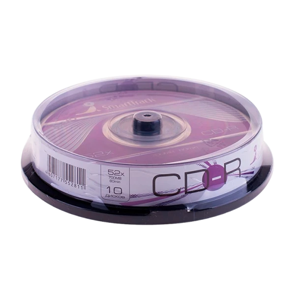 Диск CD-R SmartTrack 700MB 52x 10шт. cake box (10/200)