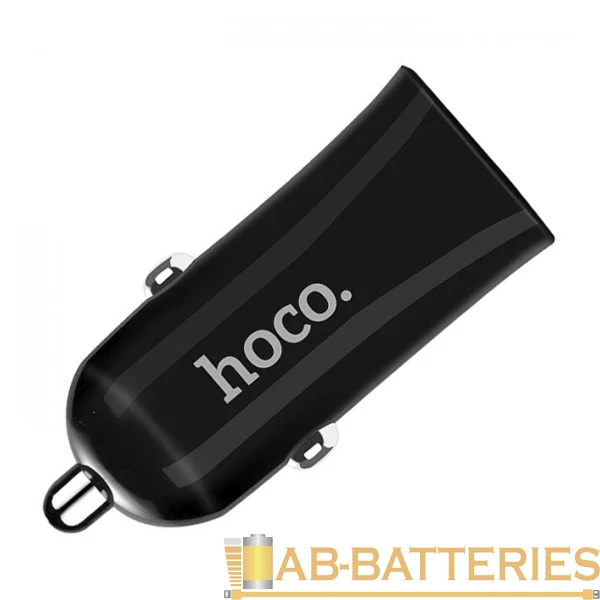 Автомобильное З/У HOCO Z12 2USB 2.4A черный (1/10/100)