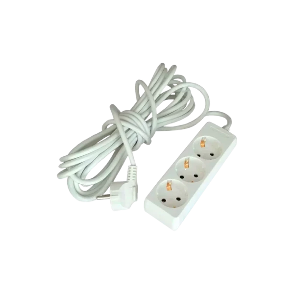 Удлинитель Прогресс Standard 3р.С/З 10A 7.0м 3x1мм² белый (1/20)