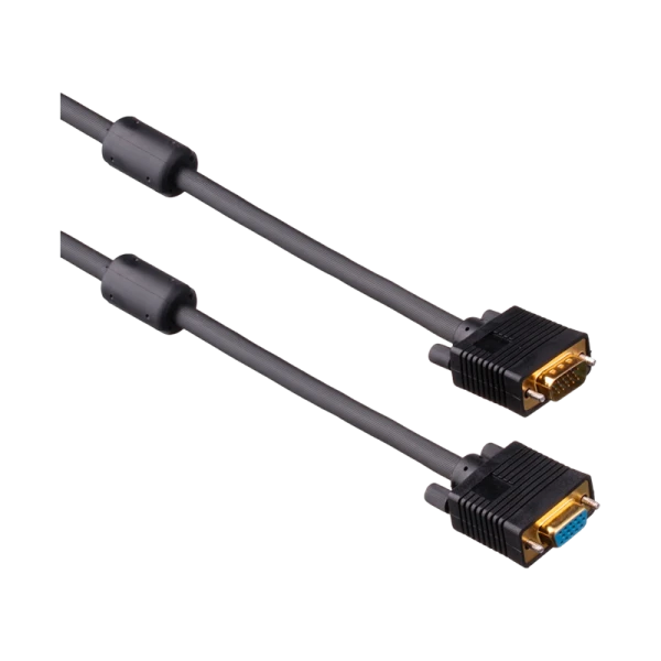 Кабель Exegate EX138951RUS VGA (m)-VGA (f) 1.8м ПВХ стаб.напр. черный (1/10/100)