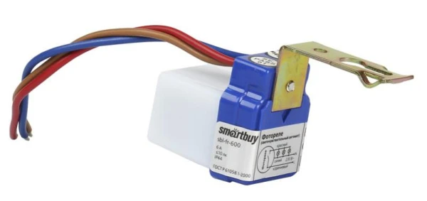 Фотореле Smartbuy, 6А (1400Вт) IP44 (sbl-fr-600)