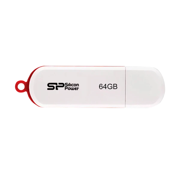 Флеш-накопитель Silicon Power LuxMini 320 64GB USB2.0 пластик белый