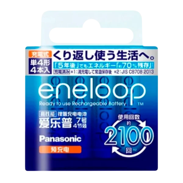 Аккумулятор предзаряженный RTU Panasonic HR6 AA BL4 NI-MH eneloop 2000mAh CN (Китай)