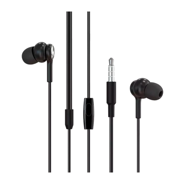 Наушники внутриканальные Borofone BM33 с микр. черный (1/62/248)