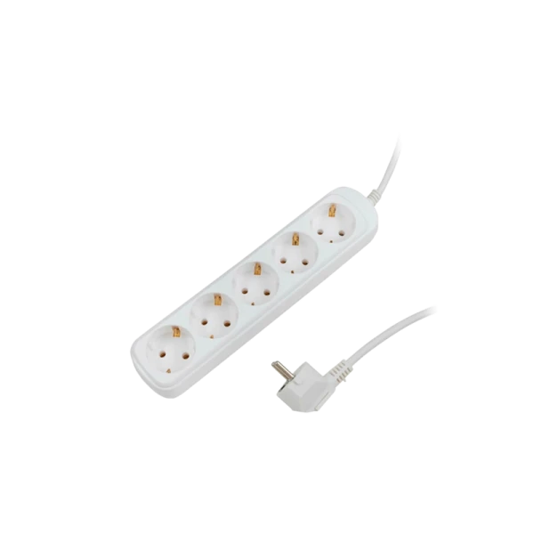 Удлинитель Старт S 5р.С/З 10A 3.0м ПВС 3x0.75мм² белый (1/20)