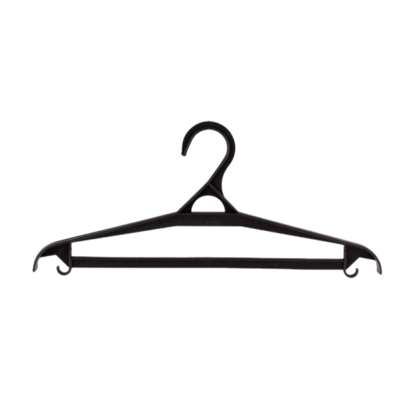 Вешалка-плечики Рыжий кот 48-50р черный (1/100)