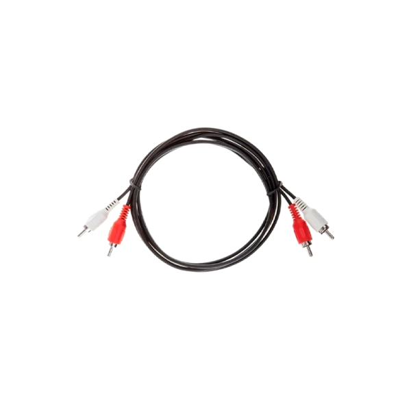 Кабель ENERGY POWER 2xRCA (m)-2xRCA (m) 1.5м ПВХ черный в пакете (1/1000)