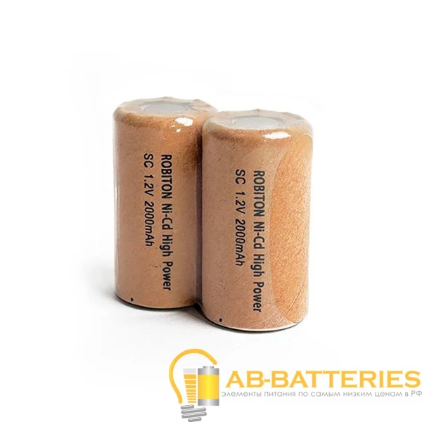Аккумулятор ROBITON 2000NCSC SR2 в упак 24 шт High Power&nbsp;&nbsp;(2/24/192)