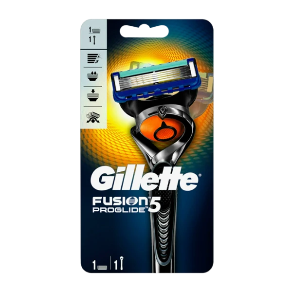 Бритва Gillette FUSION Proglide FLEXBALL 5 лезвий 1 кассета прорезиненная ручка ENG (1/6)
