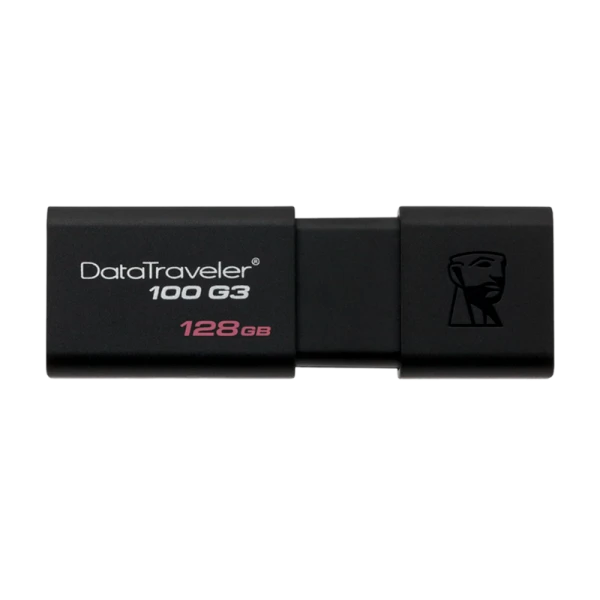 Флеш-накопитель Kingston DataTraveler 100 G3 128GB USB3.0 пластик черный