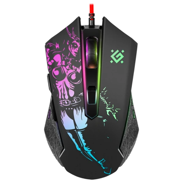 Мышь проводная Defender GM-933 SIN'SISTER игровая USB черный (1/40)