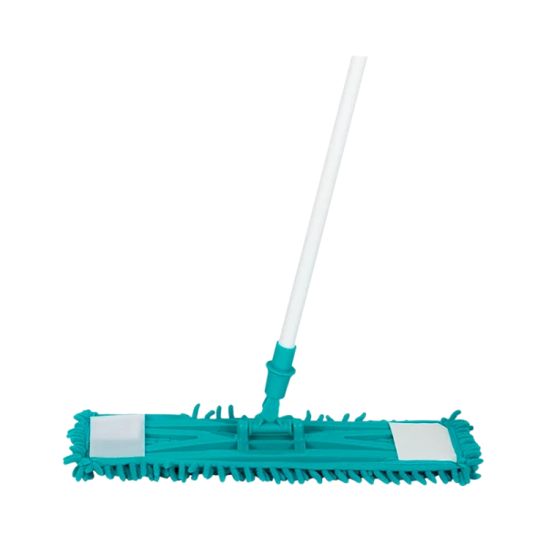 Швабра для пола Рыжий кот 120см телескопическая с насадкой MopM4-Eco «Лапша» бирюзовый (1/12)
