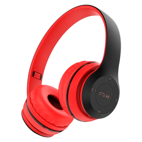Наушники полноразмерные Borofone BO4 bluetooth 5.0 с микр. красный (1/12/36)