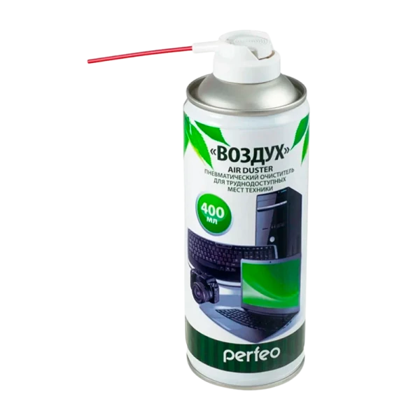 Сжатый воздух (пневматический распылитель) Perfeo PF-A400 AIR DUSTER 400мл (1/19)