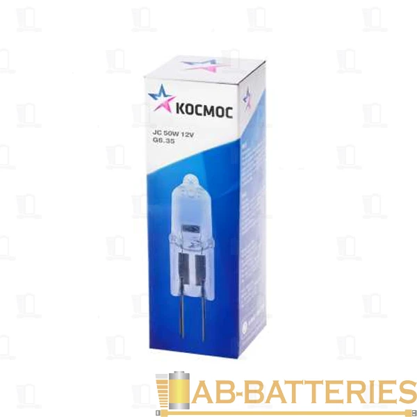 Лампа галогенная Supermax JC G6.35 50W 3000К 12V капсула