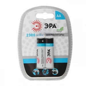 Аккумулятор бытовой ЭРА HR6 AA BL2 NI-MH 2300mAh (2/20/240/6000)