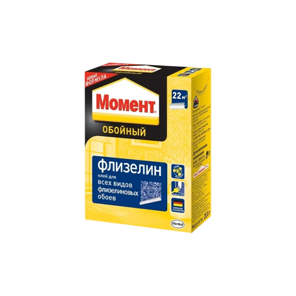 Клей Момент обойный 200г для флизелиновых обоев (1/25)