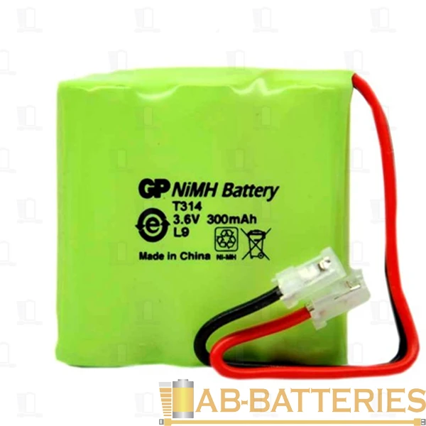 Аккумулятор для радиотелефонов GP T314 BL1 NI-MH 300mAh (1/10/100)