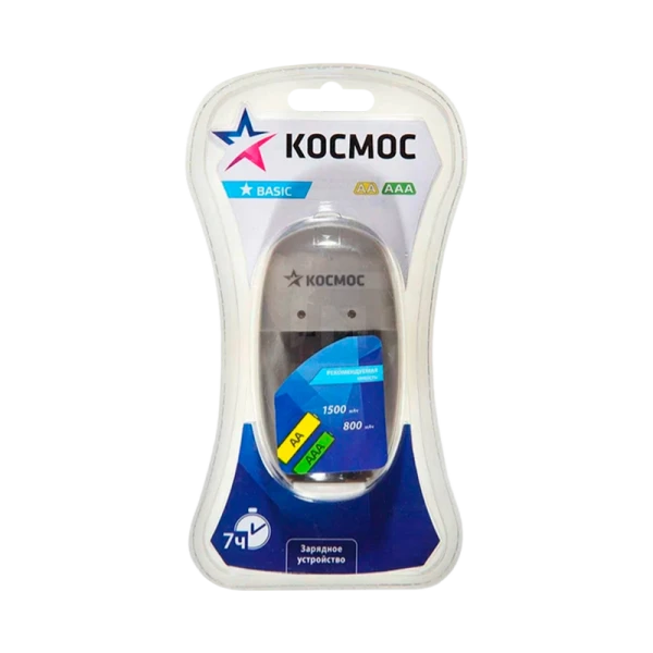 З/У для аккумуляторов Космос 519 AA/AAA 2 слота (1/10/40)