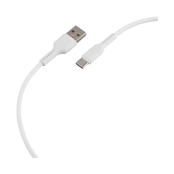 Кабель GoPower GP21T-2M USB (m)-Type-C (m) 2.0м 3.0A 27W силикон белый (1/200/800)