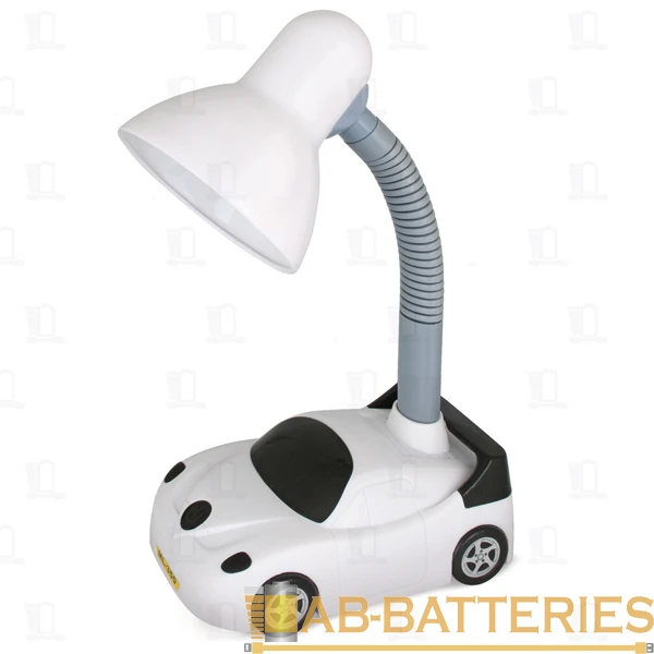 Светильник настольный Camelion KD-383 40W 230V E27 на основании белый (1/12)