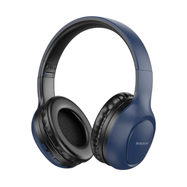 Наушники полноразмерные Borofone BO19 bluetooth 5.3 синий (1/30)