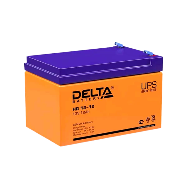 Аккумулятор свинцово-кислотный Delta HR 12-12 12V 12Ah (1/4)