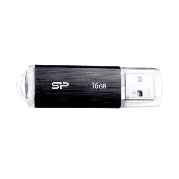 Флеш-накопитель Silicon Power Ultima U02 16GB USB2.0 пластик черный