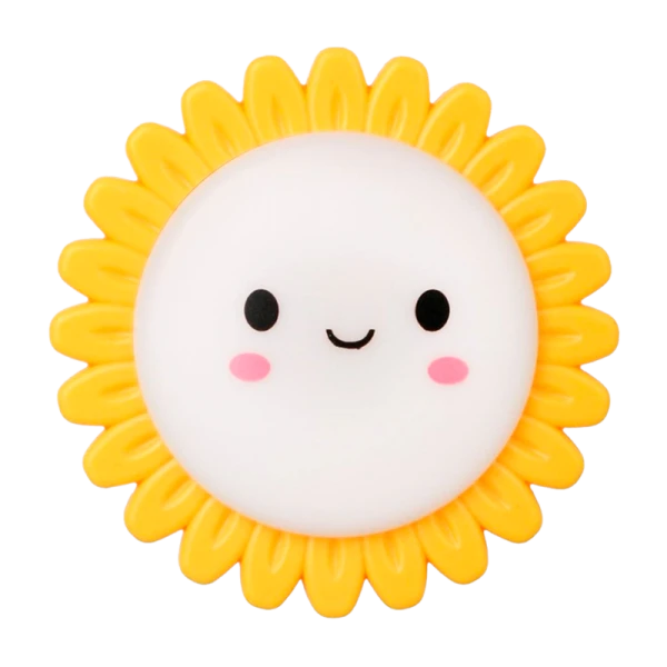 Ночник Camelion NL-179 "Солнышко" 4LED 0.5W 220V в розетку (1/24/96)