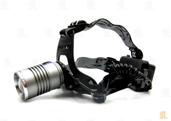 Фонарь налобный Без бренда H-T566 от аккумулятора ZOOM черный