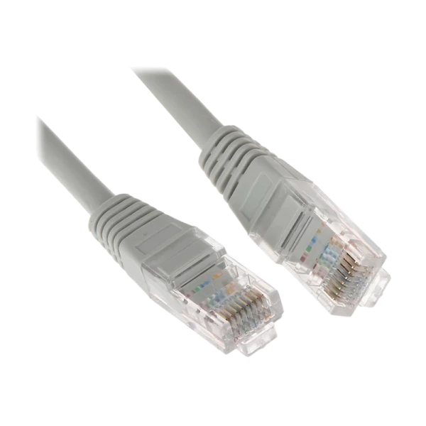 Патч-корд Geplink RJ-45 (m)-RJ-45 (m) 2.0м кат.5е ПВХ 26AWG серый (1/10/400)