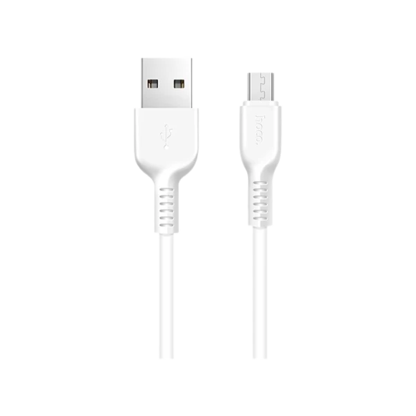 Кабель HOCO X20 USB (m)-microUSB (m) 3.0м 2.0A ПВХ белый (1/30/300)