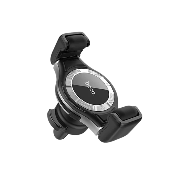 Держатель автомобильный HOCO S1 Lite в воздуховод серебряный (1/54)