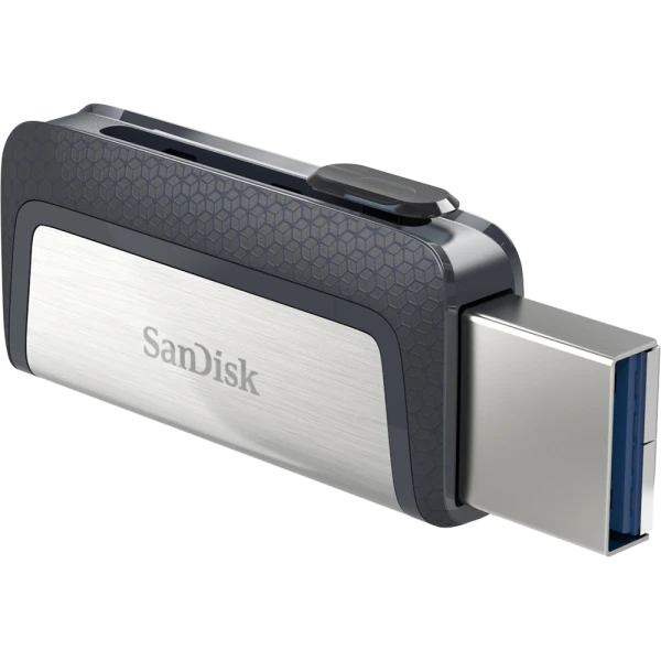 Флеш-накопитель SanDisk Ultra Dual DDC2 16GB USB3.1 Type-C (m) пластик серый
