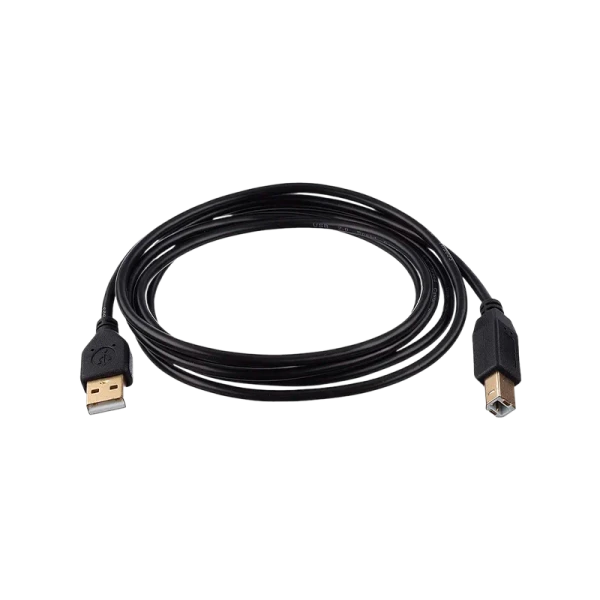 Кабель GoPower USB A (m)-USB B (m) 1.8м ПВХ черный Premium Zip-Lock c подвесом (1/200)