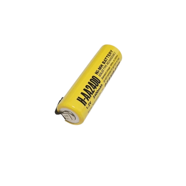 Аккумулятор ET H-AA2400-T 2400мАч, 2-ножки, горизонтальный монтаж,&nbsp;&nbsp;NI-Mh, 1.2В